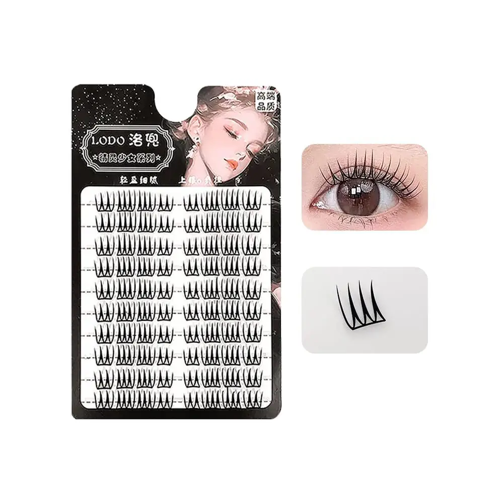 Sztuczne rzęsy pojedyncze typu U, przedłużanie rzęs dla dziewcząt, naturalne, sztuczne, miękkie rzęsy do makijażu w stylu idol.