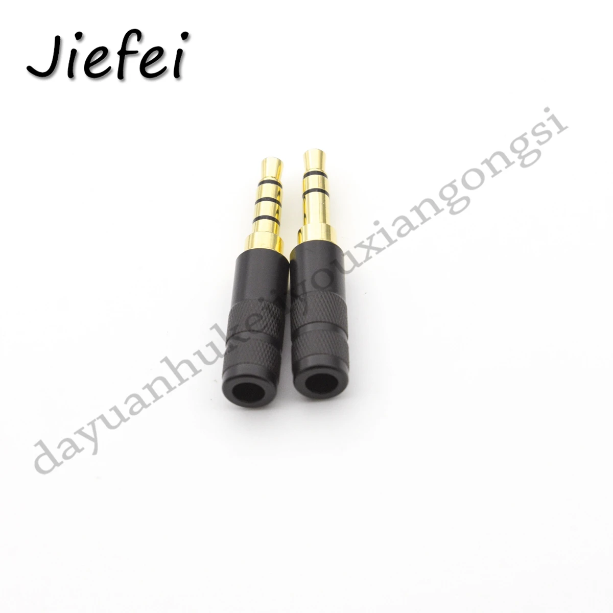 100Pcs Brass Housing Mini 3.5 mm Jack  3 / 4Pole Stereo Male Audio Plug Solder Cable Adapter DIY Repair Earphone Headphone Conne