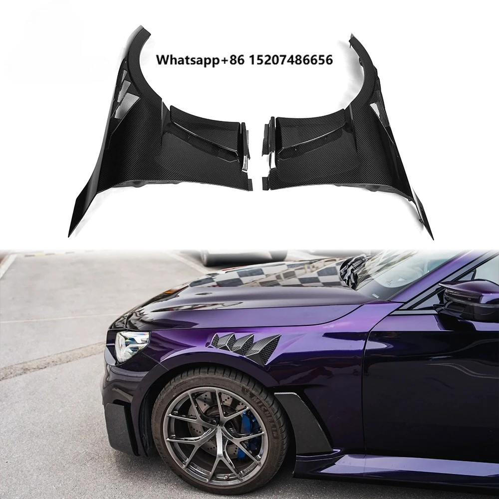 Auto Parts Dry Carbon Fiber Side Fenders for  G87 M2 Coupe Wheel Arches N Style High Quality Mudguards Vent Fenders New