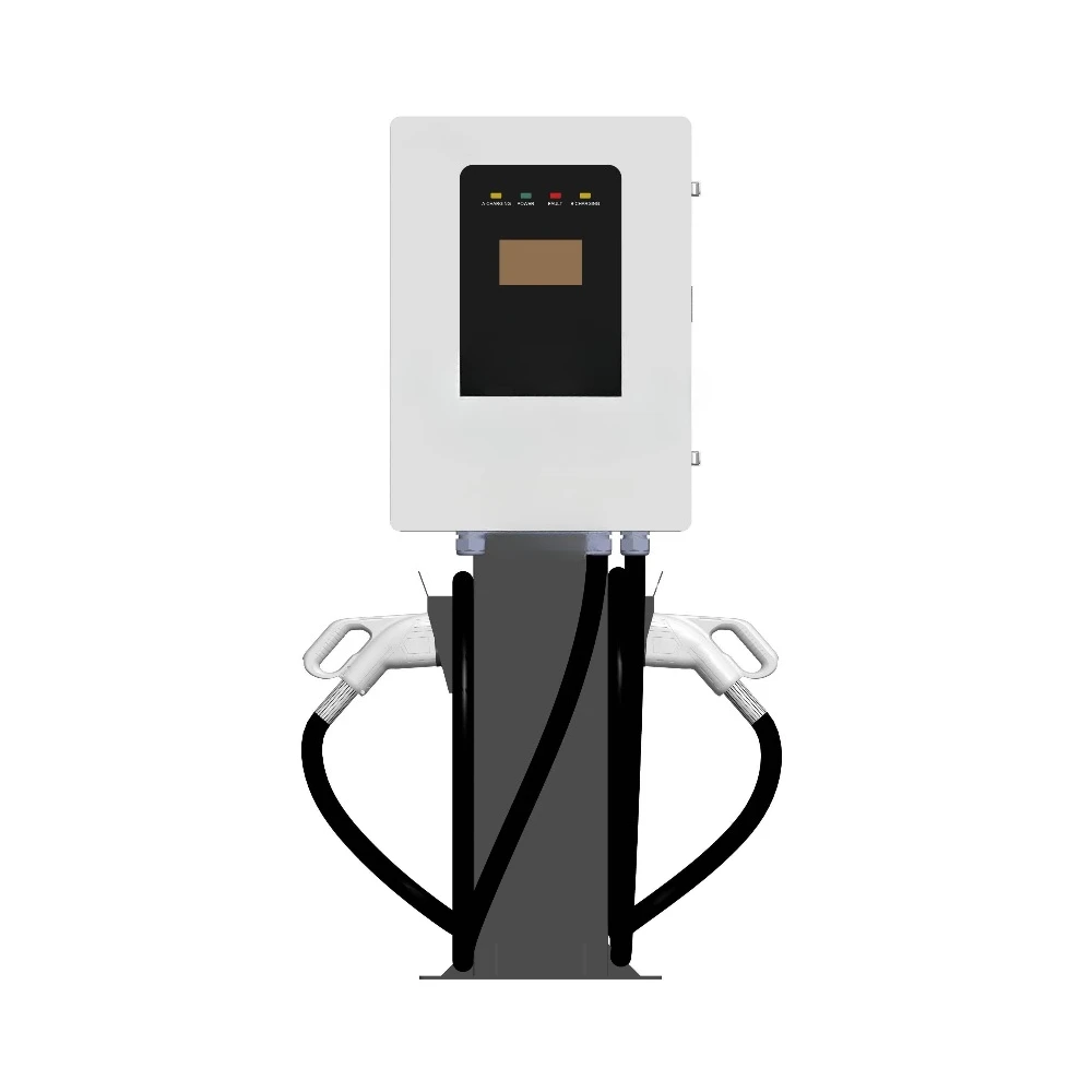 New High-Performance Column OBC 40kW Dual  DC Charging Pile Electric Vehicle CE Certification IP54 Protection -30~+50