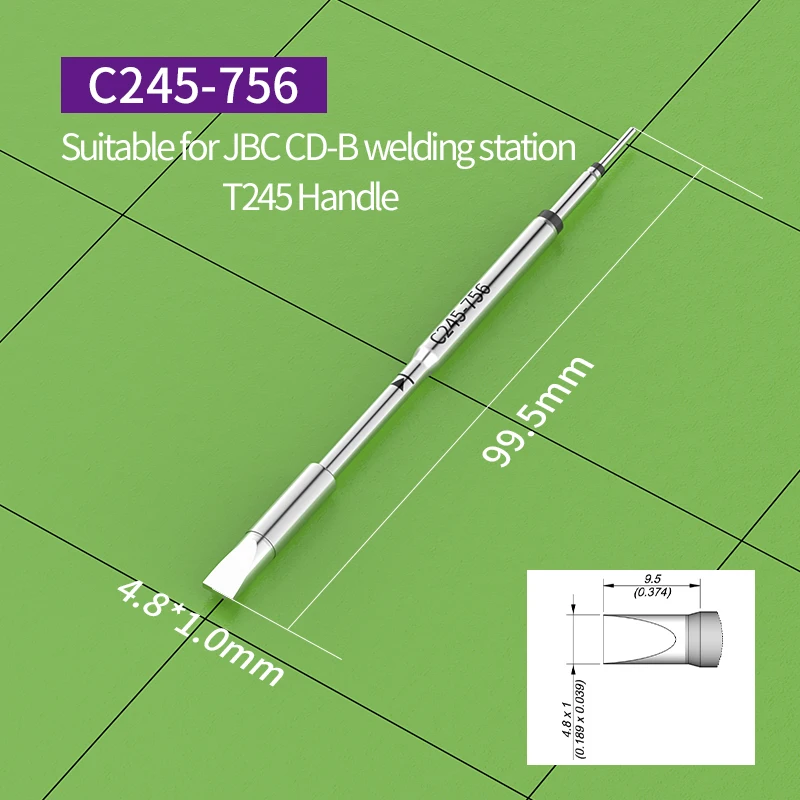 C245 soldering iron tip C245-061 C245-406 C245-407 C245-741 C245-755 C245-756 C245-759 C245-768 compatibility JBC T245 Handles