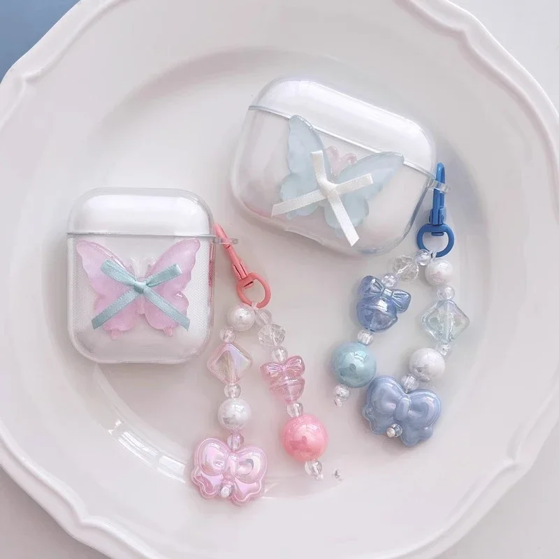 حافظة زهرة الكرز لهاتف JBL TUNE FLEX 2 غطاء سماعة أذن من السيليكون الشفاف لهاتف JBL TUNE FLEX