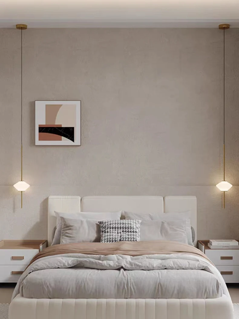 White Glass LED Pendant