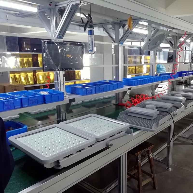 BED57-III Waterproof and Dustproof 500W Industrial LED Projective Double Layer Explosion-Proof Lamp