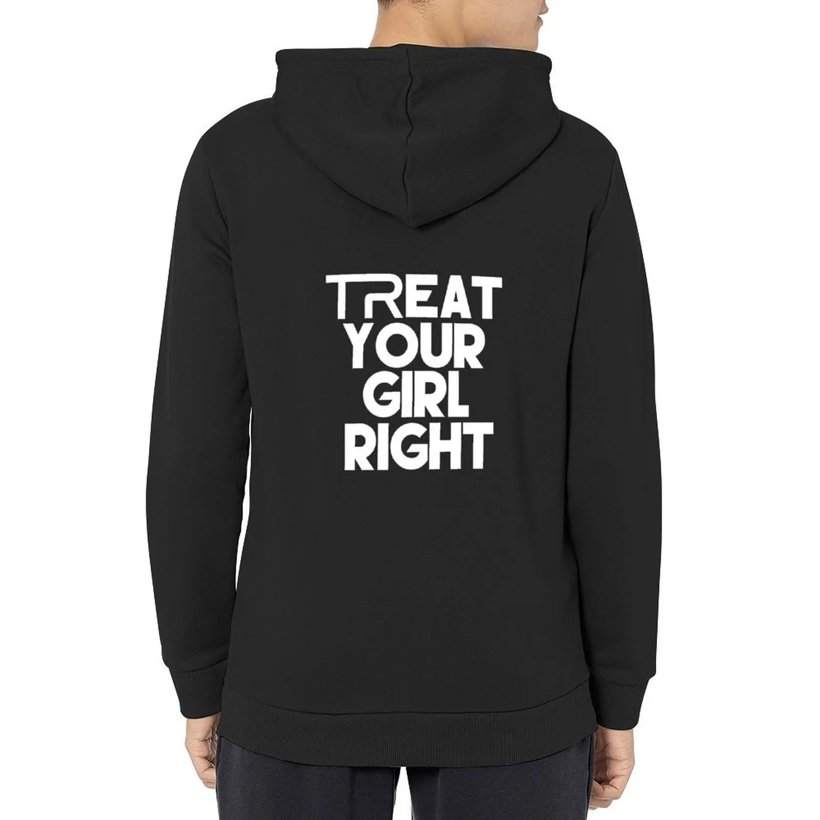 

Dirty Treat Your Girl Right Adult Humor Sarcasm Joker Shirt Hoodie autumn male clothes hoodies for men