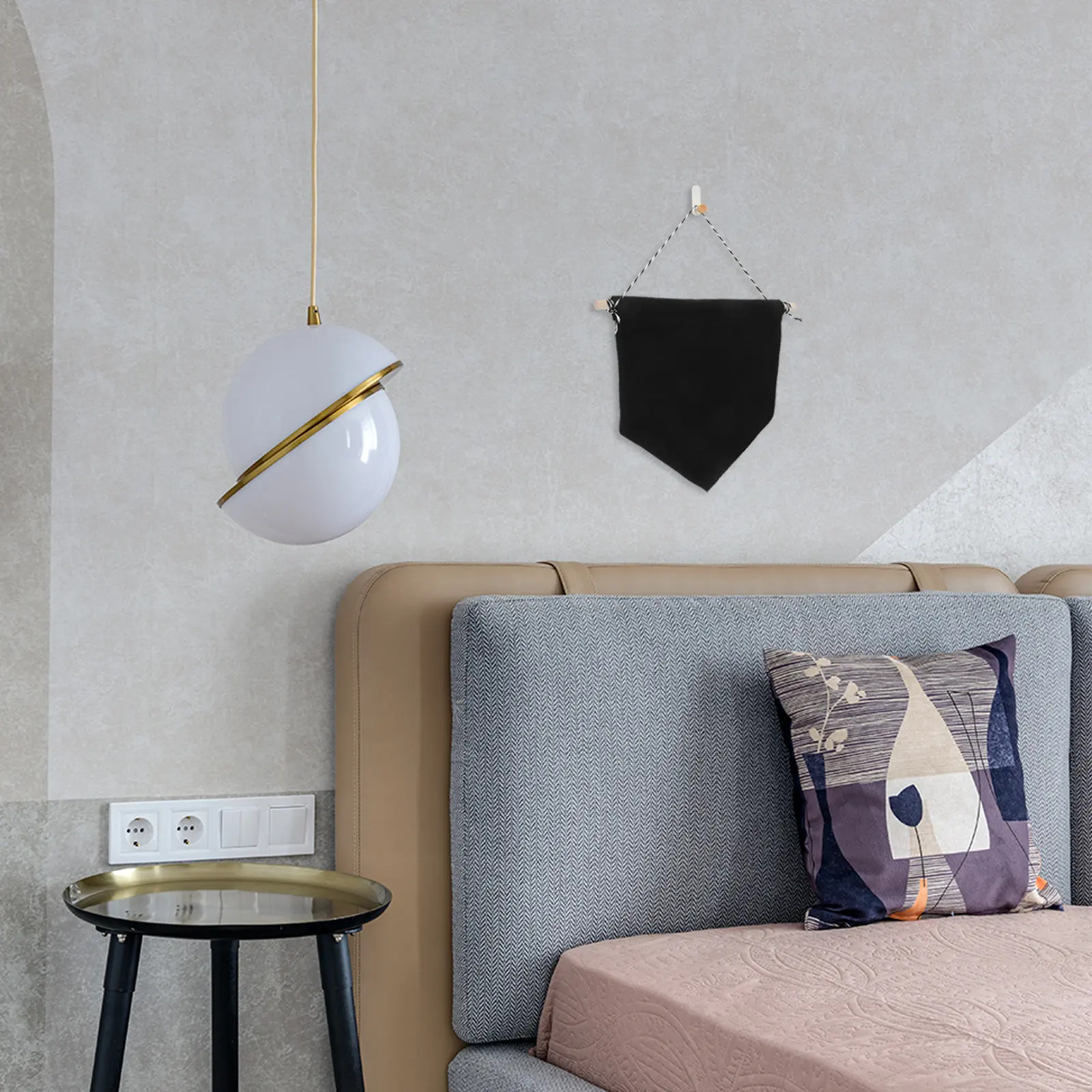 

Pin Display Canvas Pennant Banner for Enamel Lapel Pins Badges Collection Organizer Wall Art Decor Plain Blank Natural