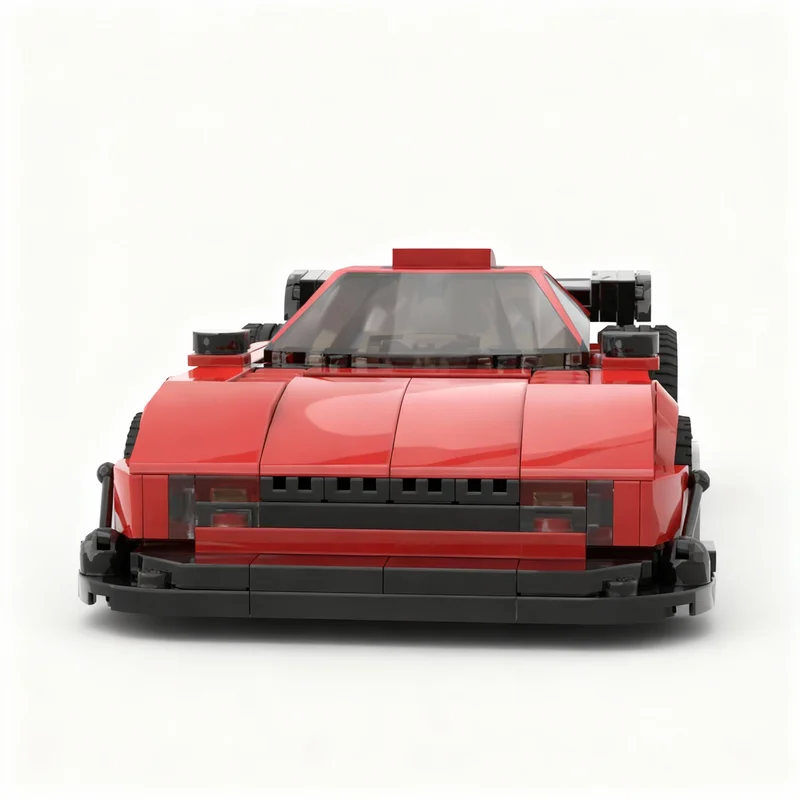 326pcs MOC Ferr*ri Testarossa 'Pikes Peak' City Champions Model Building Blocks Toy Construction Christmas Gift 3D DIY Birthday