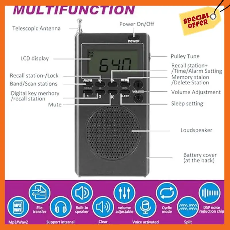 

-A20Z Spirit Box Equipment Kit Paranormal Equipment Equipment Kit For Home Office Outdoor