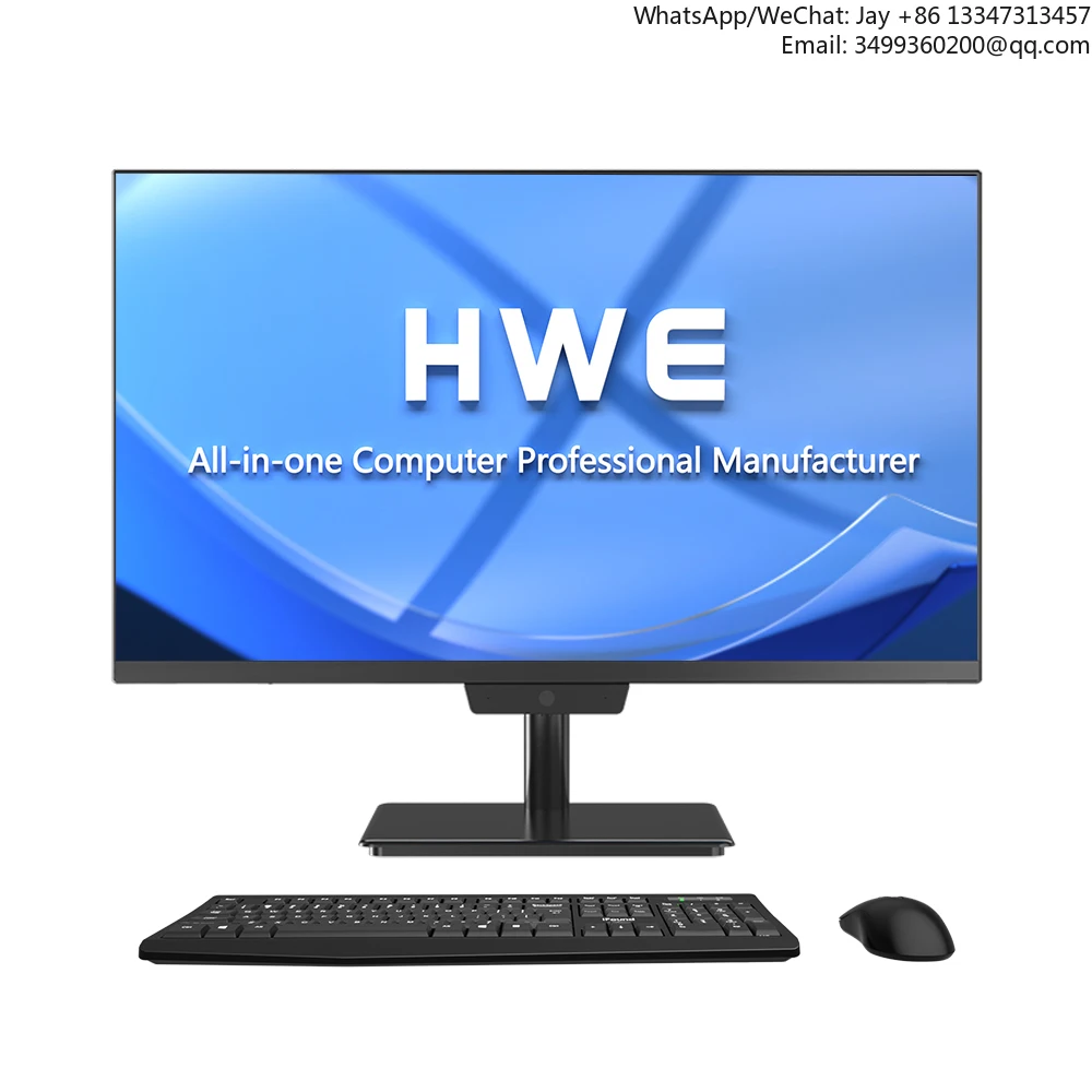 

Моноблок Black White All-in-one PC с узкой рамкой, OLED-дисплеем, процессором Core i5, для бизнеса