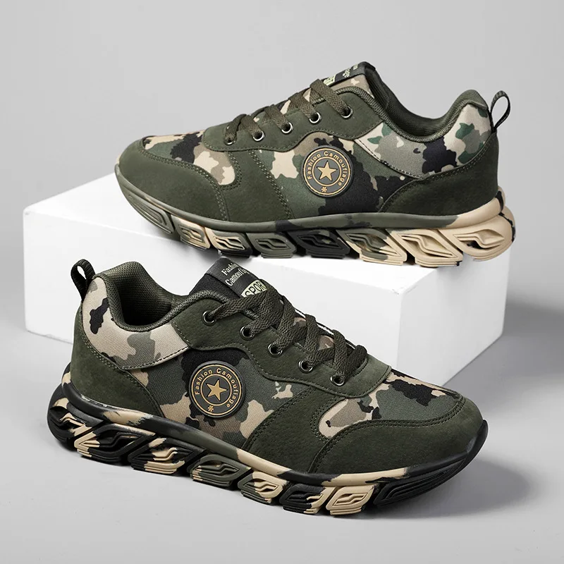 Camouflage Fashion Sneakers Women Breathable Shoes Men Woman Army Green Trainers Plus Size 44 Shoe Trends 2023 Sport men shoes