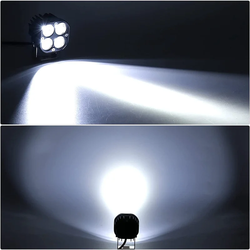 

#997W 3 Inch 40W LED Light Pods LED Work Light Bar for Car Motorcycle Truck Offroad SUV ATV Boat 4WD Car Accessories (Black)