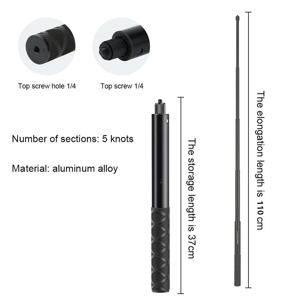 Xe Máy Chân Đế Camera Nhẹ Xe Đạp Tay Cầm Theo Dõi Đứng Cố Định Tương Thích Cho Bộ Máy 360 Một X2/X3