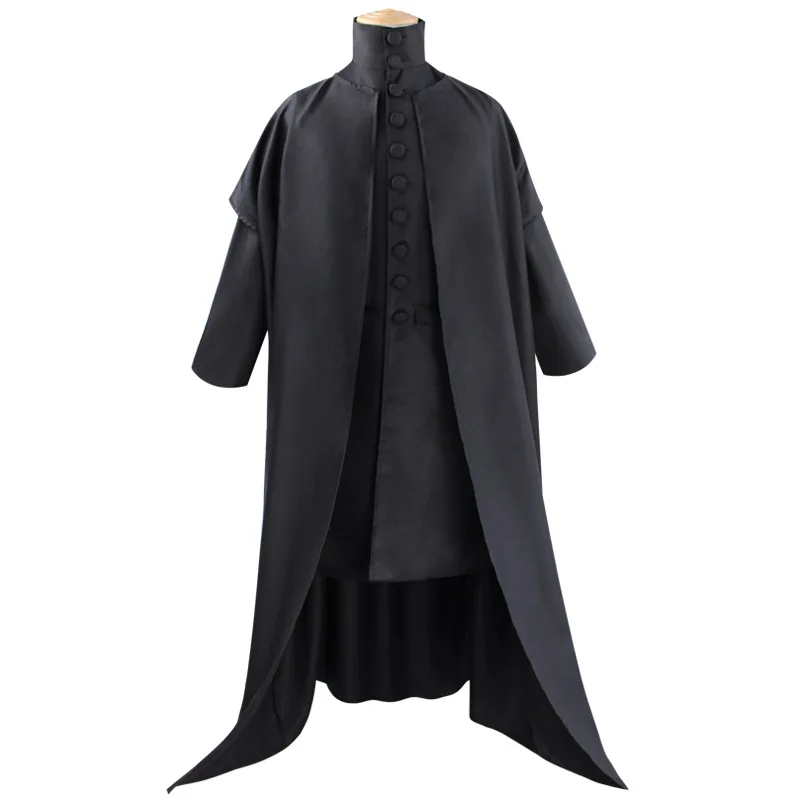 

2022 Magician Costumes Wizard's Robe Severus Snape Cosplay Magic Robe Adult Magic Professor Uniform Suit Halloween Party Costume