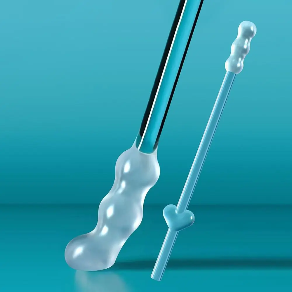 24 Pz/scatola Nuovo Silicone Usa E Getta Tamponi Per Le Orecchie Morbido Detergente Per Le Orecchie Strumento di Rimozione Cerume Appiccicoso Rimozione Del Cerume Bastone Adulti