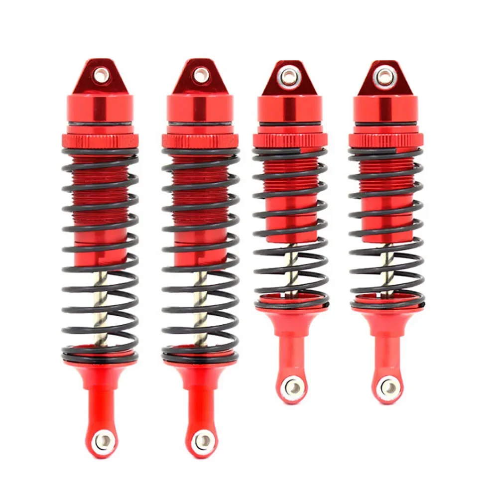 4pcs SLASH 4X4 Aluminium Alloy Front Rear Shock Absorber Full Metal Big Bore for Traxxas 1/10 Slash 4x4 Rustler 4x4 VXL