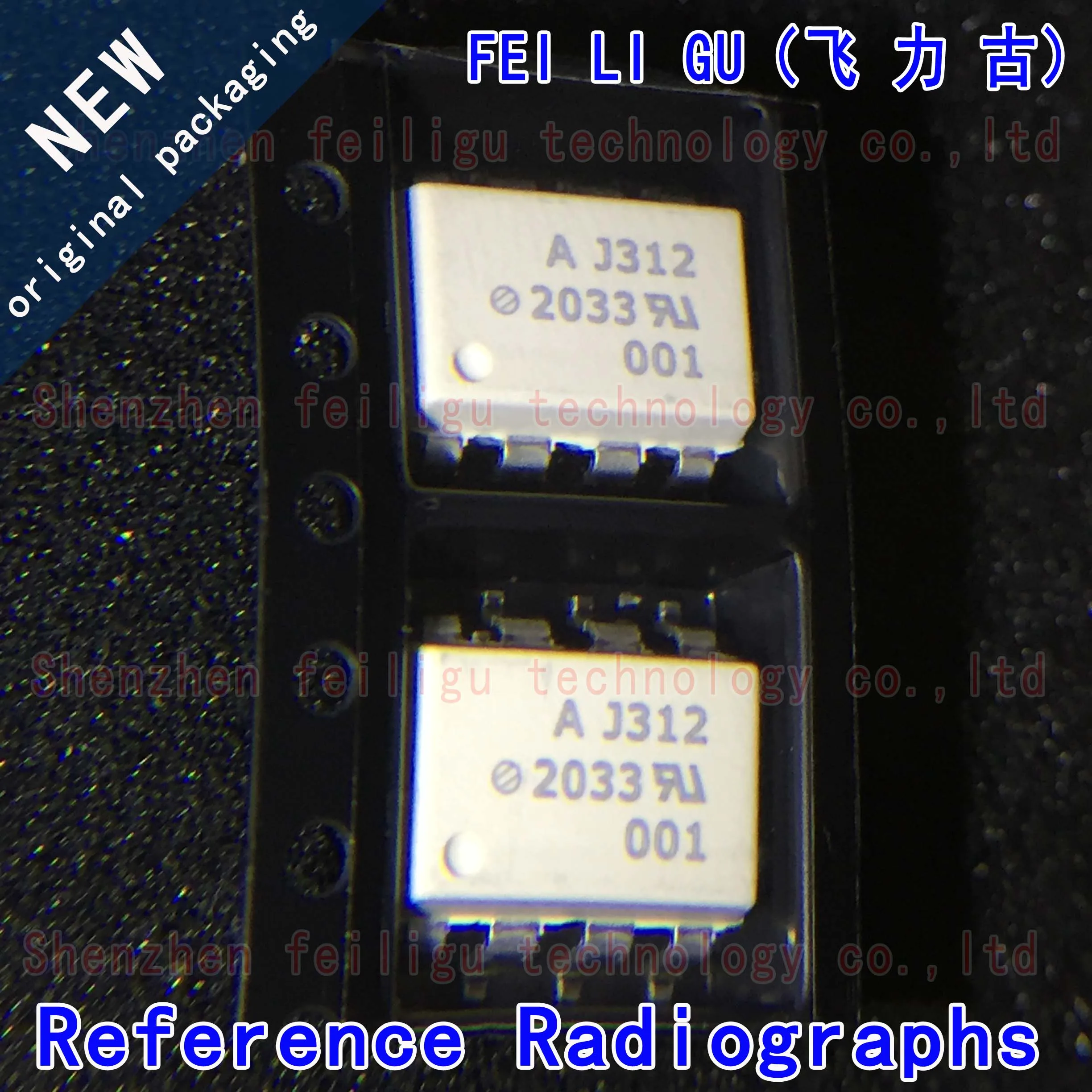 1~20PCS 100% New original HCPL-J312-500E HCPL-J312 silkscreen:AJ312 package:SOP8 2.5A gate driver optocoupler