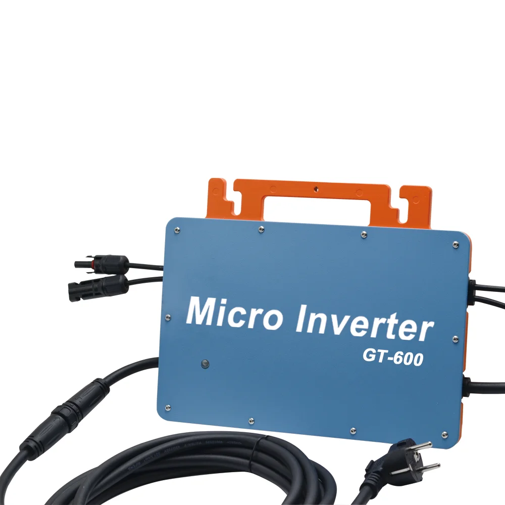 600W GT-2000D Die-Cast Aluminum Solar PV Grid Tie Micro Inverter MPPT Controller For On-Grid Solar System Single AC 120VAC 60Hz