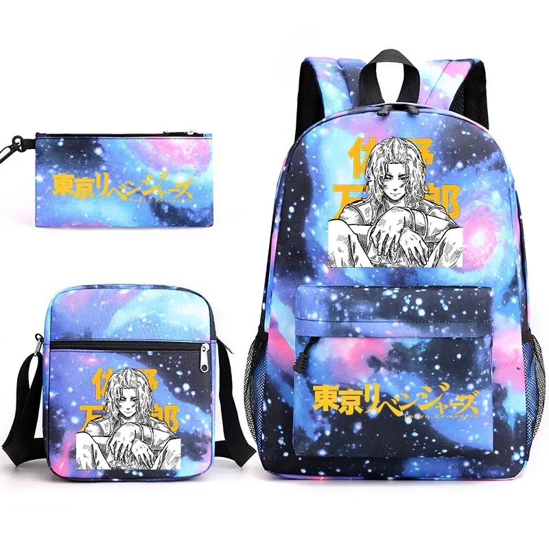 Tokyo Revengers Leisure Bags Boys Girls Bags Children Backpacks Teen Student School Bags Anime Printing Bags Outdoor Travel Bags