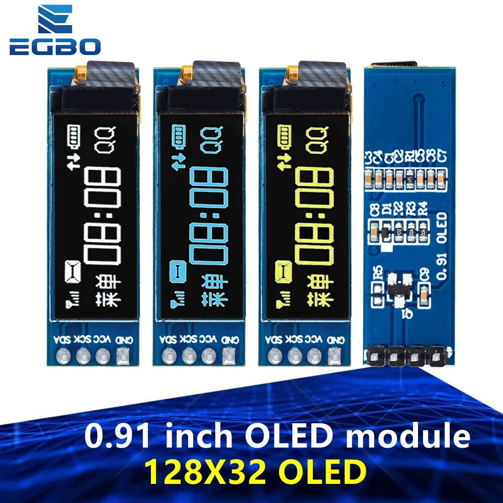 1PCS/5PCS 0.91 inch OLED module 0.91\