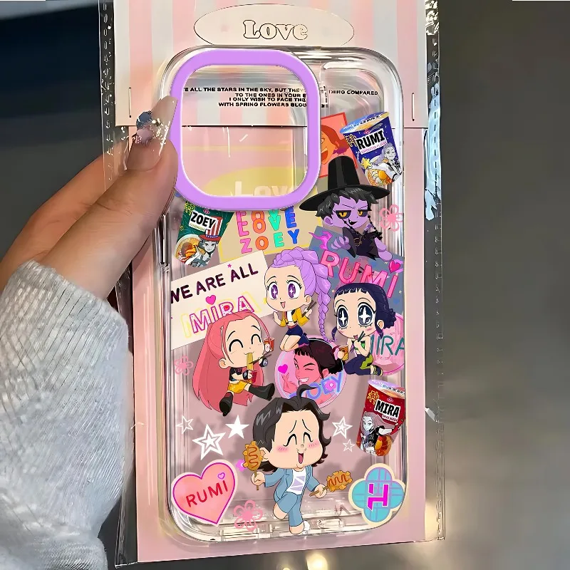 حافظة لهاتف آيفون 16 15 14 13 12 11 Pro Max Mini X XS SE4 7 Plus 16E غطاء شفاف مقاوم للصدمات Fundas #4