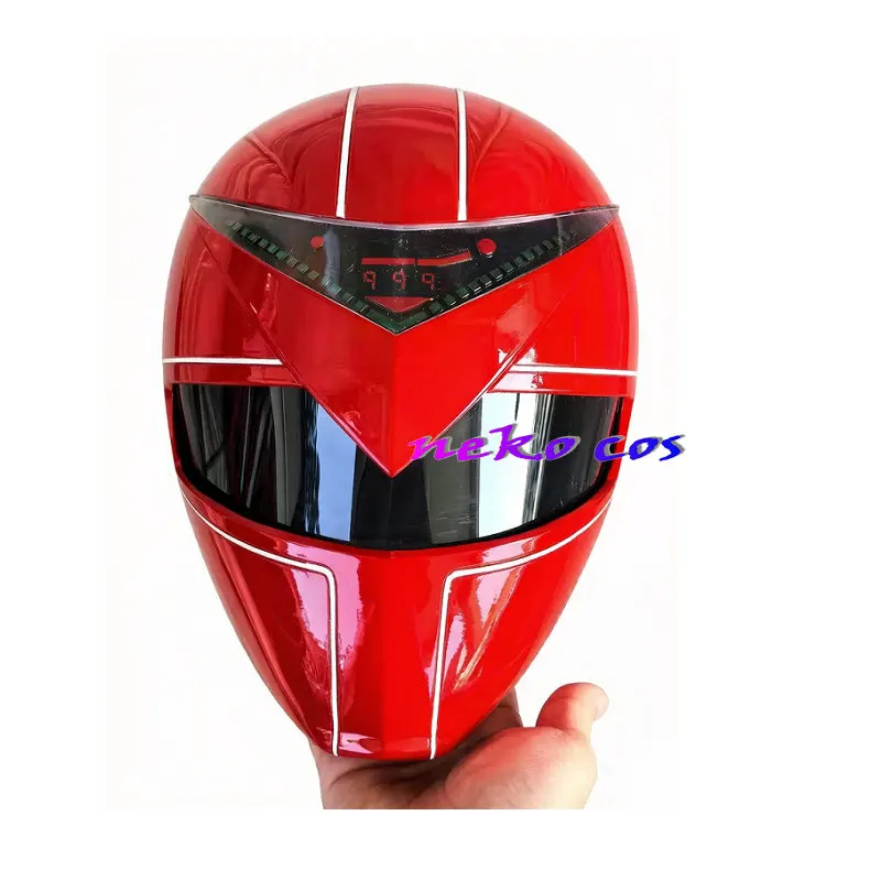 

nekocos Hikari Sentai Maskman FRP Helmet mask Cosplay costume Props Toy Gift Halloween Role Play