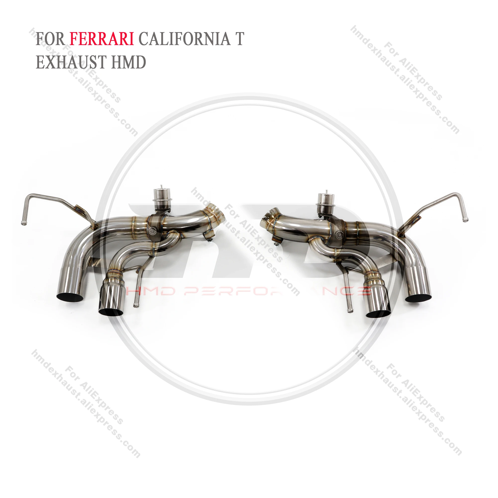 

HMD Exhaust System Stainless Steel Performance Catback for Ferrari California T 3.9T Muffler With Valve