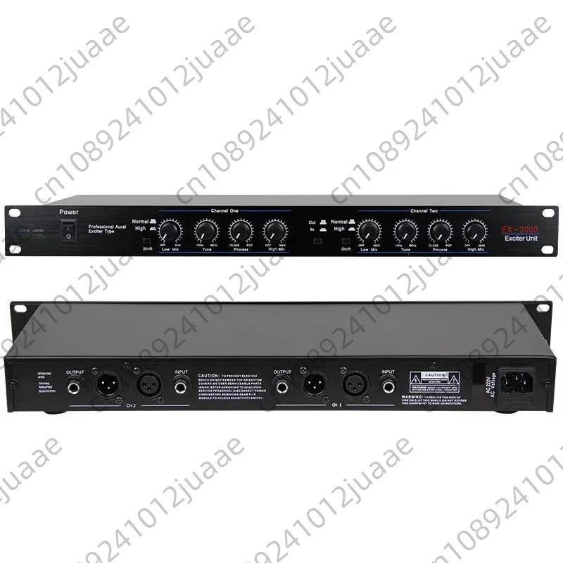 Professional Vocal Beautification Ex-3000 Exciter Front-end Effector Audio Stage Microphone Gain Processor
