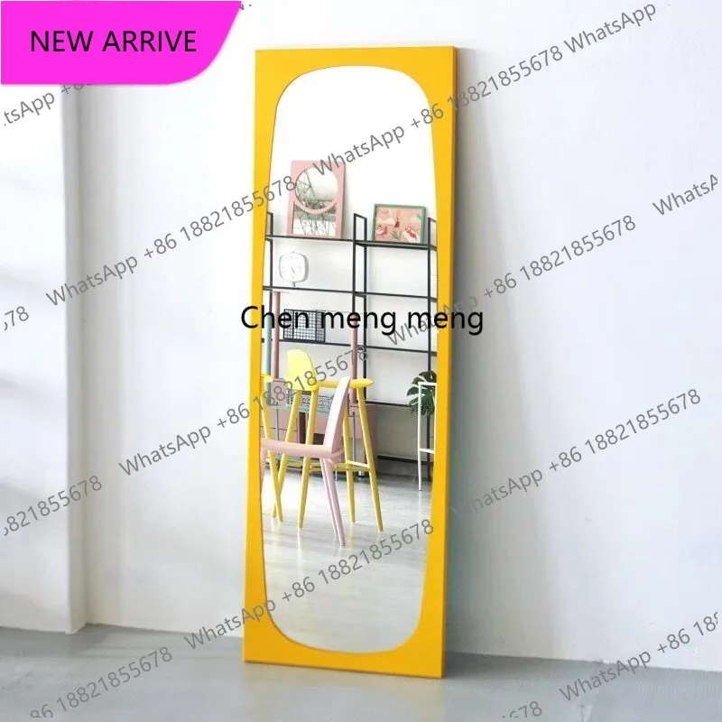A139Household full-body floor-to-ceiling mirror wall-mounted living room bedroom clothing store wall-to-wall full-length mirror