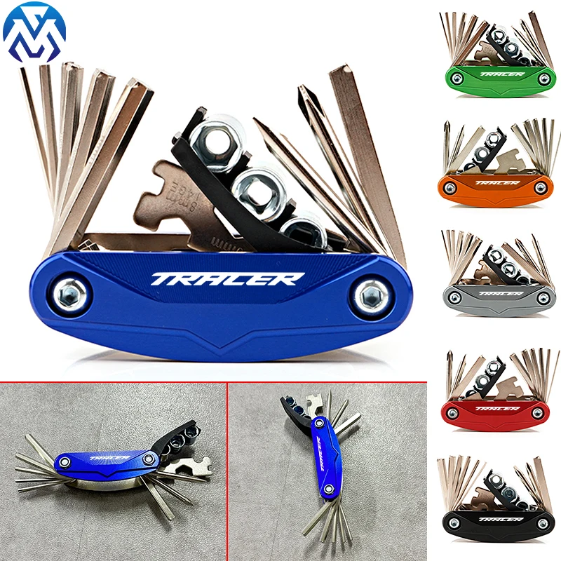 

For Yamaha Tracer7 TRACER 9 900 700 7 9 GT MT07 MT09 900GT Accessories Motorcycle CNC Portable Tool Repair Screwdriver Set