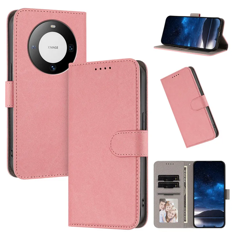 Custodia a portafoglio per Huawei Mate 60 Pro Plus Mate60 Pro + 5G Fundas 2025 Custodia per telefono in pelle con carta Custodie protettive magnetiche