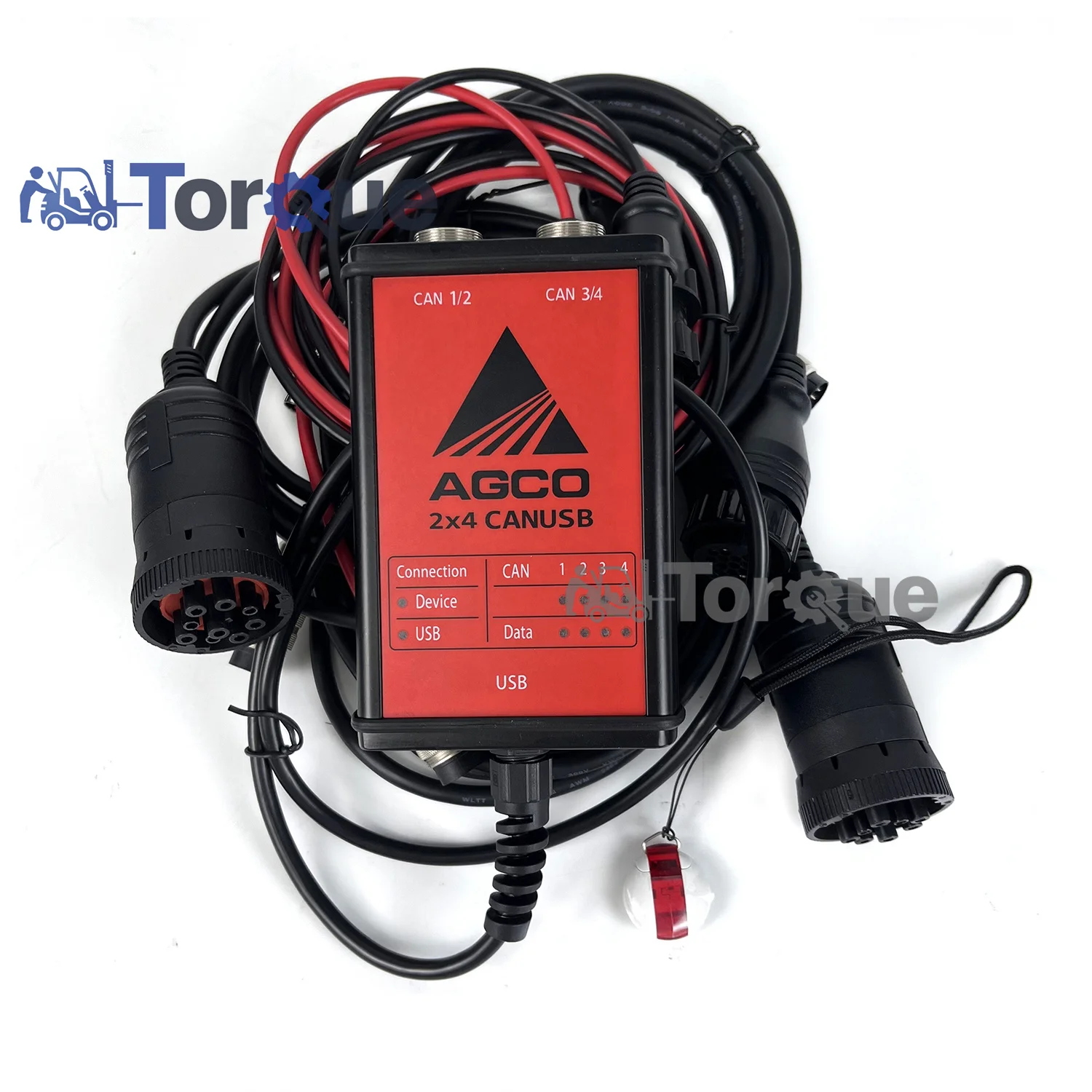 For AGCO CANUSB EDT Massey Ferguson Fendt for AGCO EDT Agriculture Electronic FENDT Diagnostic Tool with key dongle CF54 Laptop