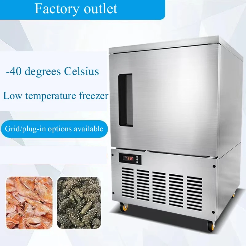 PBOBP -40°C Fast Blast Freezer Industrial Stainless Steel Frozen Sea Cucumber Low Temperature Quick Freezing Cabinet