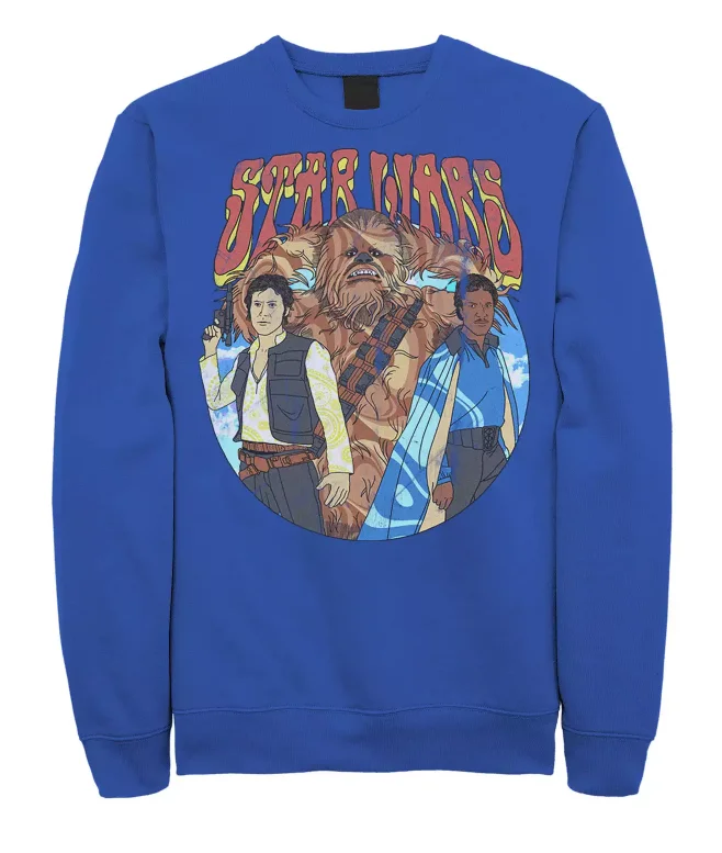 

Star Wars men's and women's round-neck sweatshirts, American sci-fi autumn and winter fleece pure cotton sweatshirts