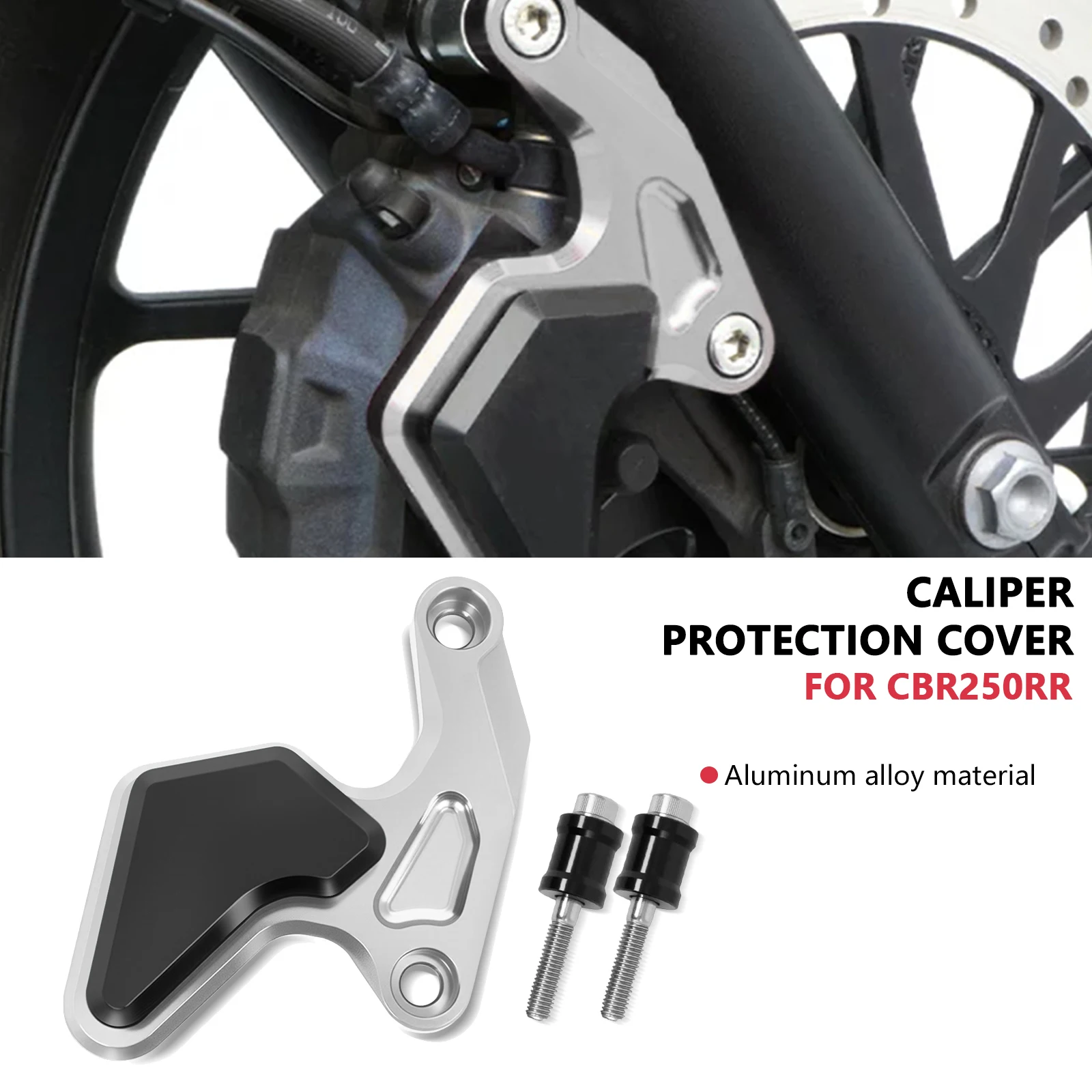 

For CBR 250 RR CBR250RR cbr250rr Motorcycle Front Brake Disc Caliper Cover Brake Caliper Guard Protector