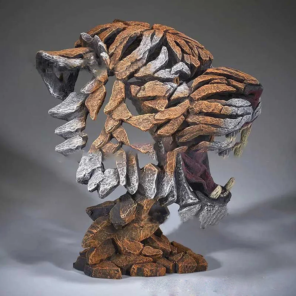 Contemporary Animal Scul Animal Sculpture Collection Tiger Bust by of Edge Scenes home decore animal figures ganesha statues