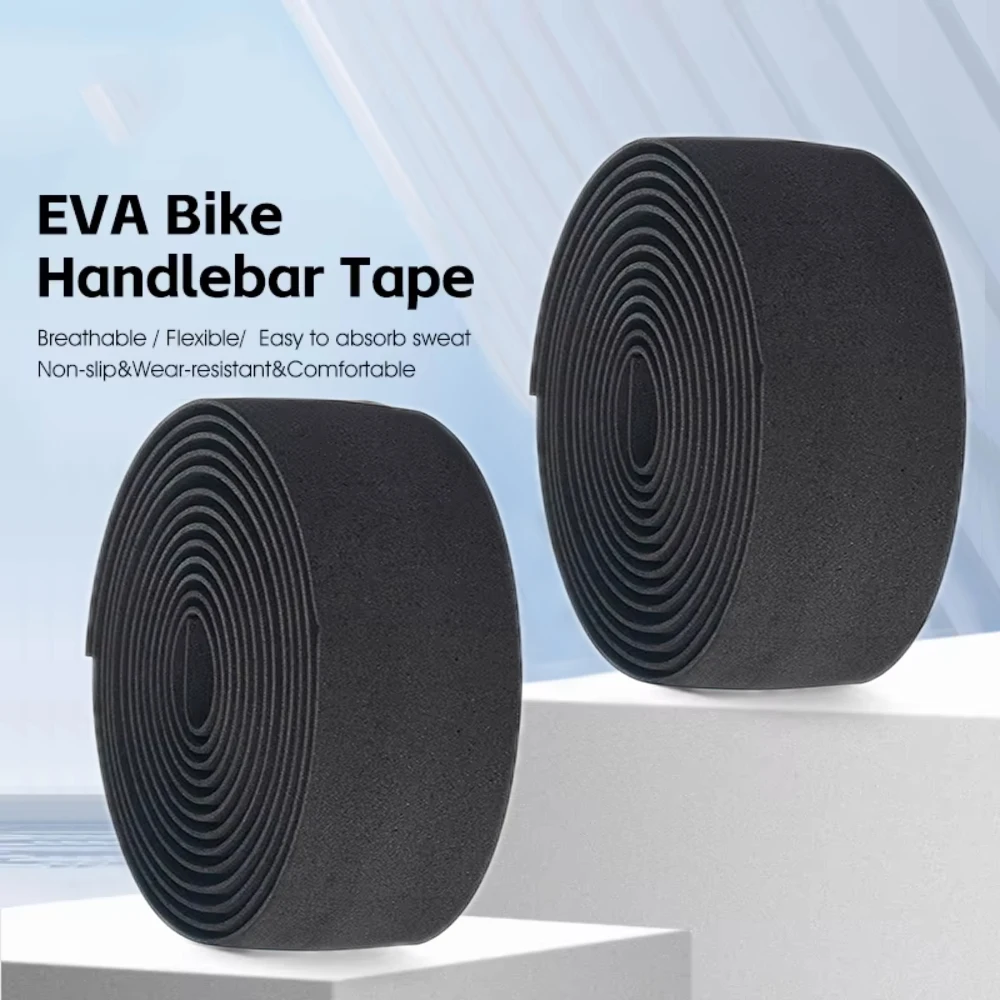 Lenkerband für Rennräder und Mountainbikes mit Lenkerstopfen – Outdoor-Dämpfung, elastisch, stoßabsorbierend, Wickelbänder, Zubehör