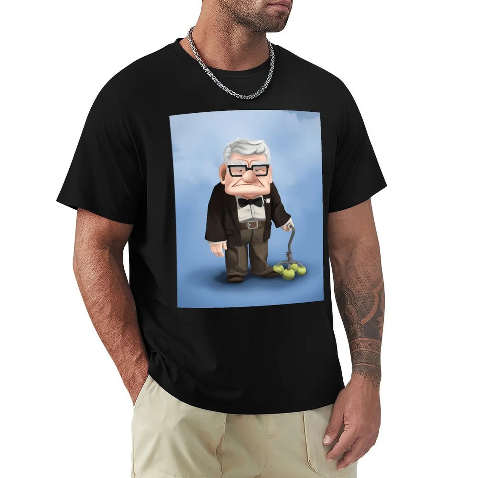 

Carl Fredricksen T-Shirt blue lock kawaii clothes oversizeds oversized t shirts for men