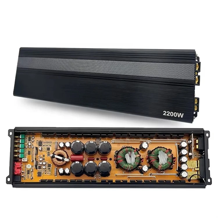 Good Price 2200W 1 Channel Class D 12v Sound Amplifier Mono Car Audio Amplifier