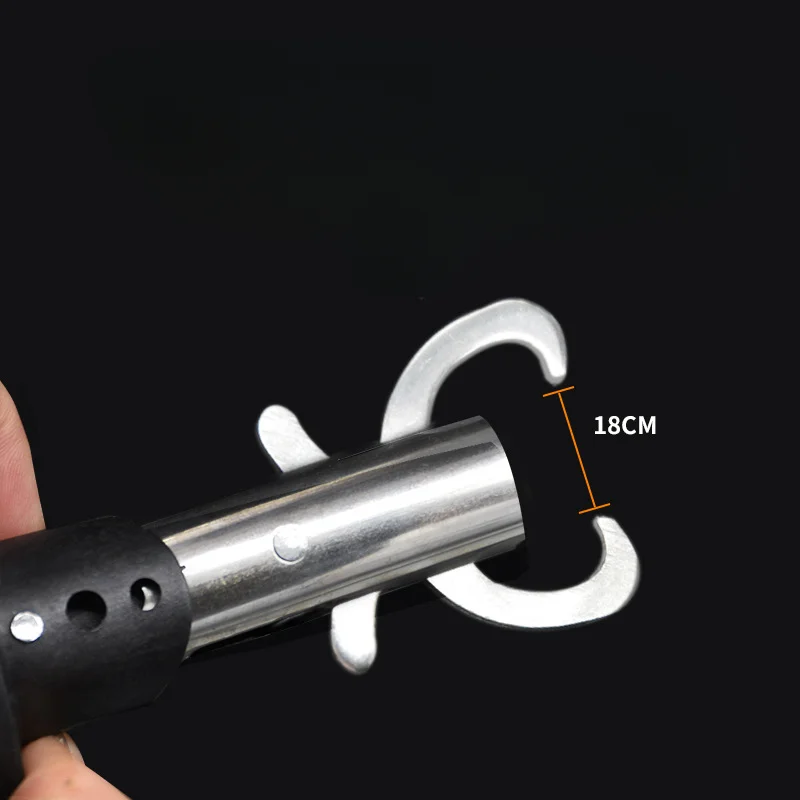 Straight fish control device, gun handle with ruler and weighing pliers, aluminum alloy lure set equipment, fishing gear_voghion.com