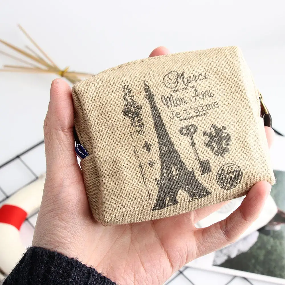 Retro Classic Canvas Purse Zip Wallet Small Coin Bag Case Pouch Holder Mini Gift