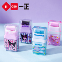 Iigen Sanrio Series Hello Kitty Cute Roller Eraser Student Learning Stationery Cute Creative Double Headed Eraser Wholesale Gift