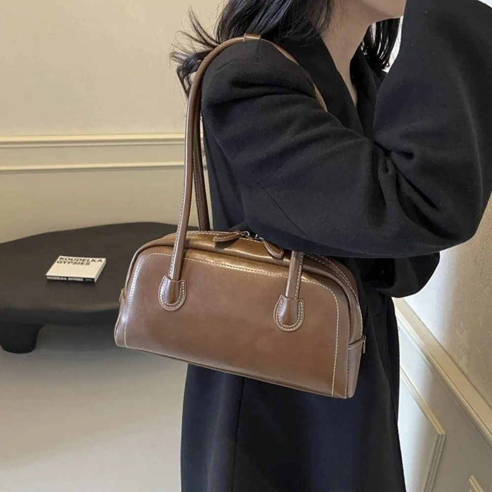 

Fashion Large Capacity Women PU Shoulder Bag Korean Ins Style Personality PU Hobo Bag Handbags Portable Underarm Bag Women