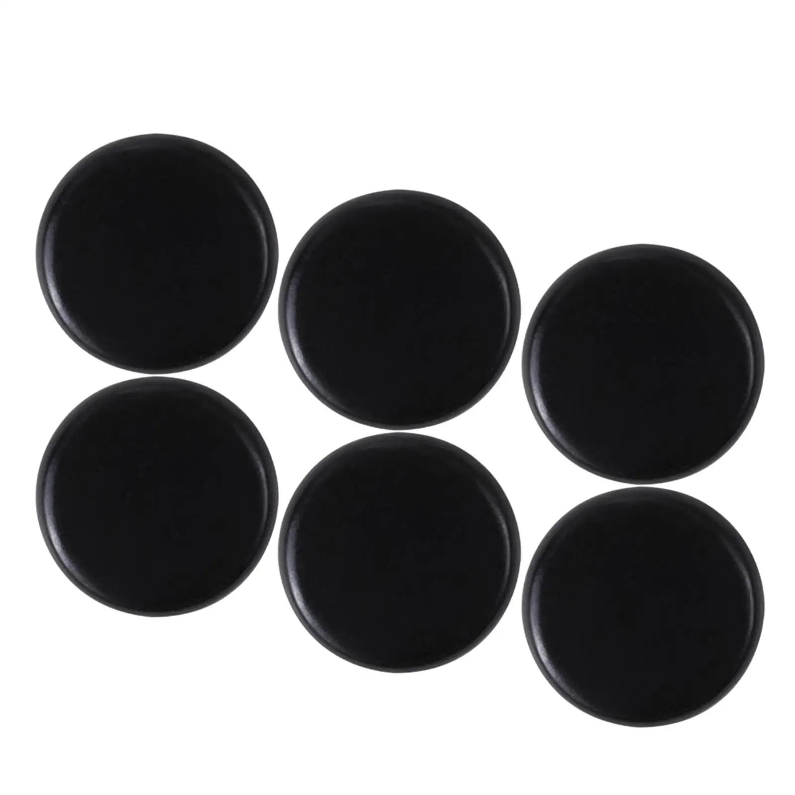 6 Pcs Massage Hot Stones，Hot Stone Massage Kit Basalt Hot Rocks for Spa,