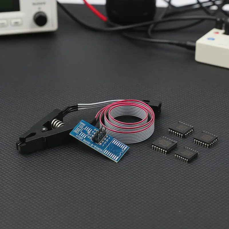 2026 NEW CH341A USB SPI Programmer Module With SOIC8 SOP8 Test Clip For 24CXX 25CXX 93CXX EEPROM Flash BIOS Chip Read Write