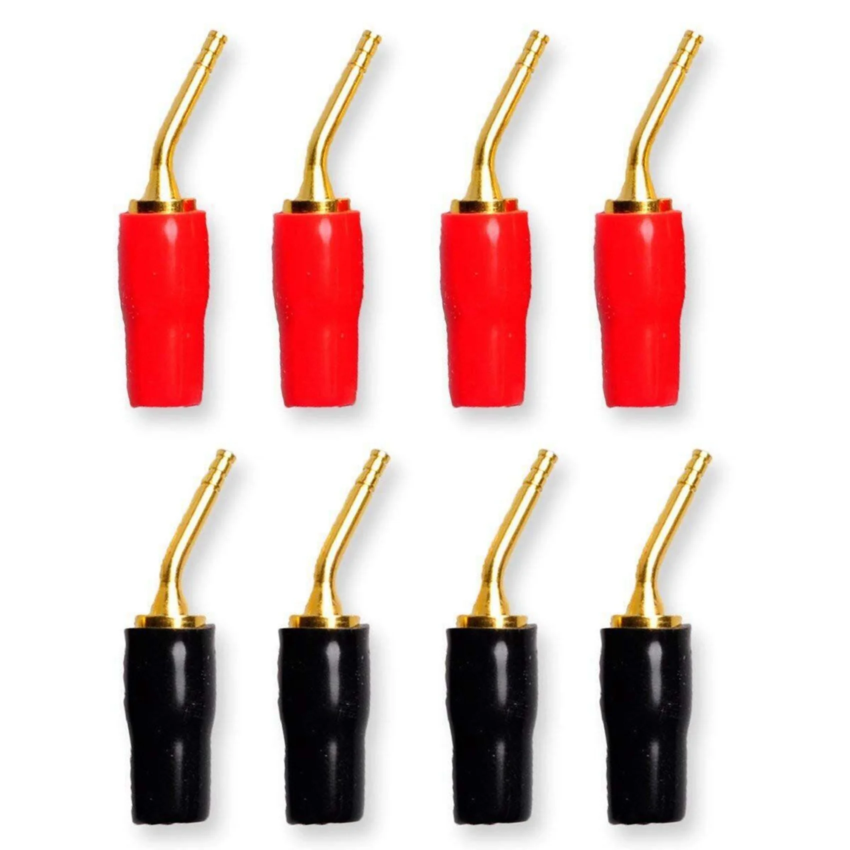 QWE-20-Pair 2Mm Banana Plug Pin Screw Type, Audio Speaker Cable Connector Copper