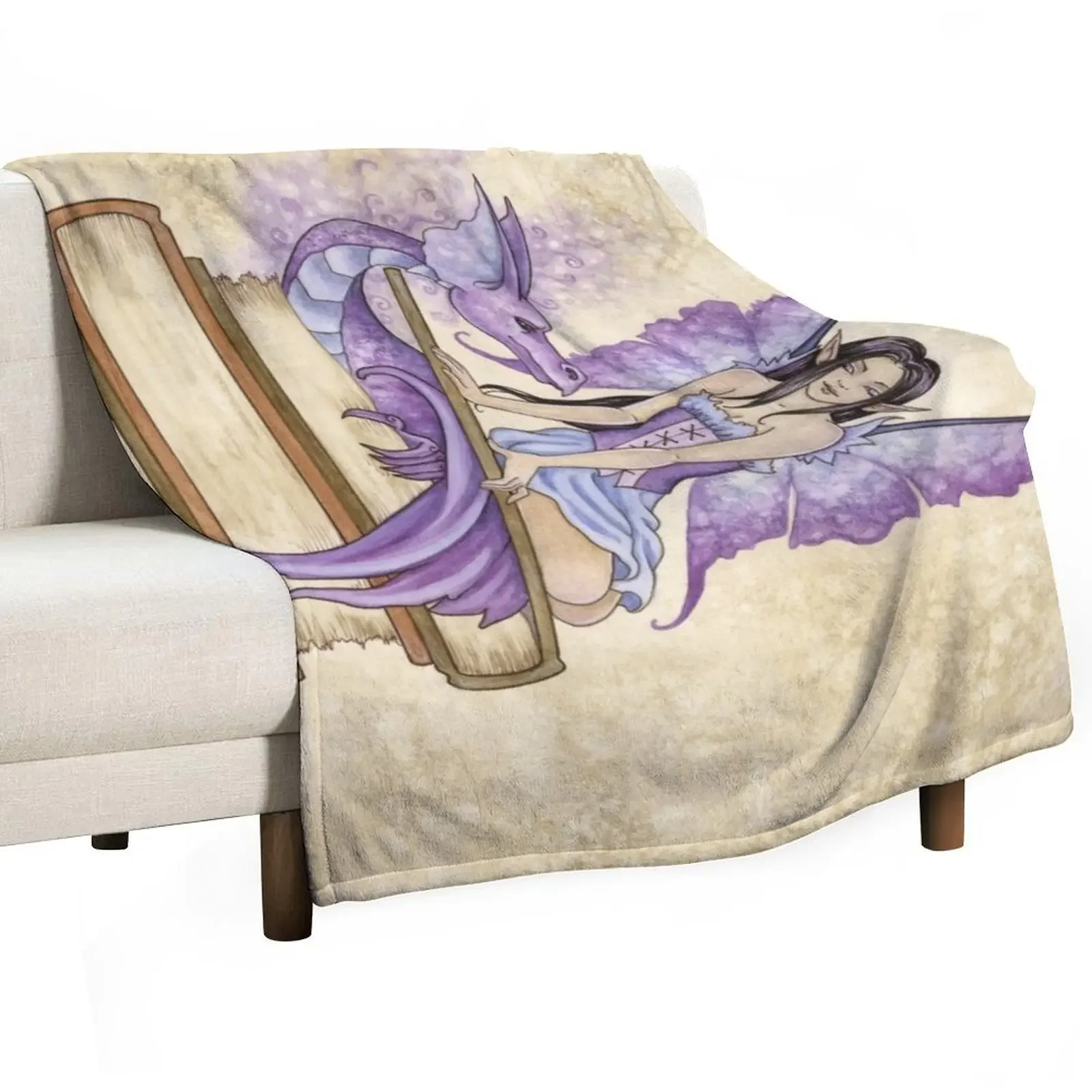 

Fairy Tales Throw Blanket Decorative Throw Polar Quilt Blankets