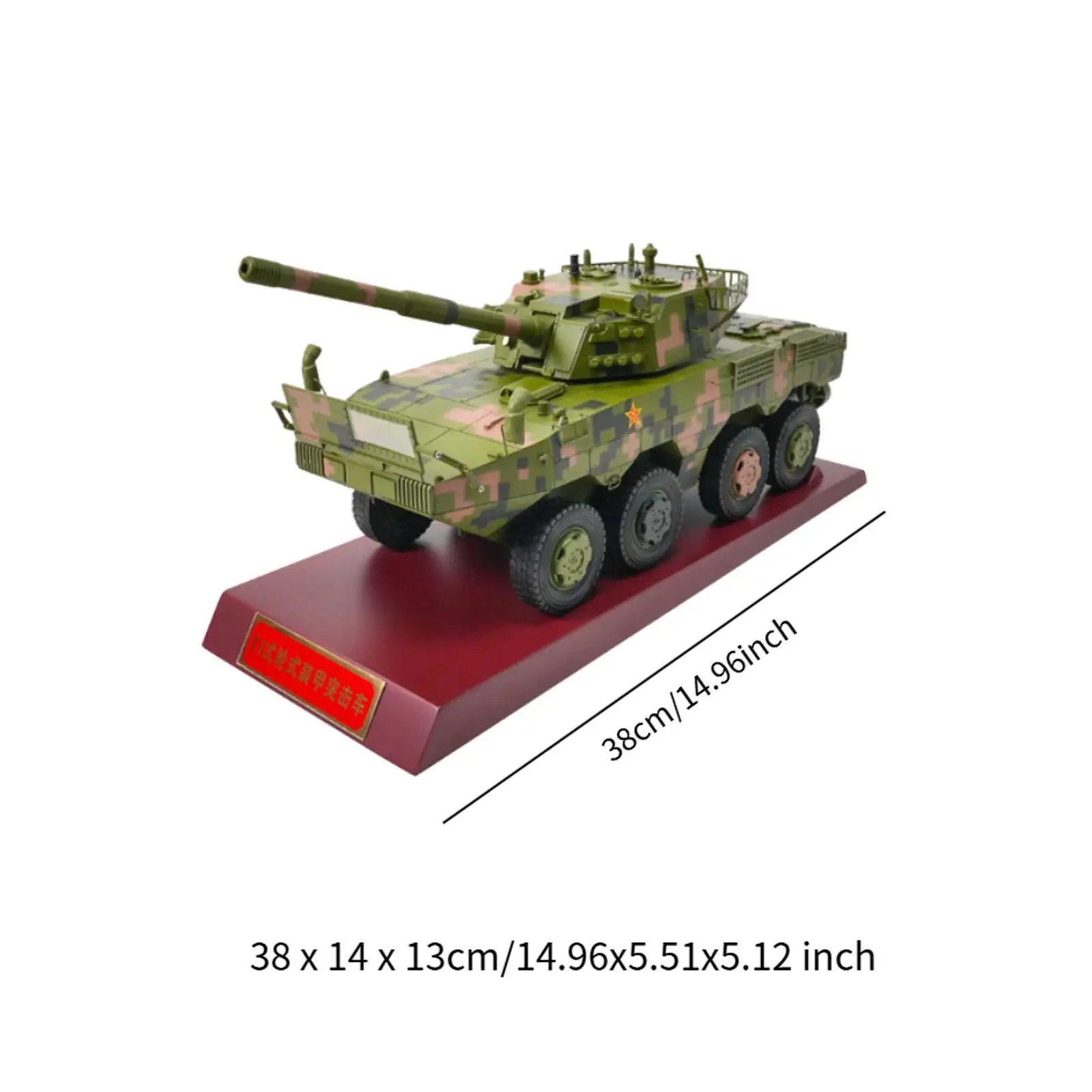 1/26 Tabletop Decor Display Keepsake blindato veicolo da combattimento Main Battle Tank Toy Collection per bambini adulti bambini ragazzi regalo