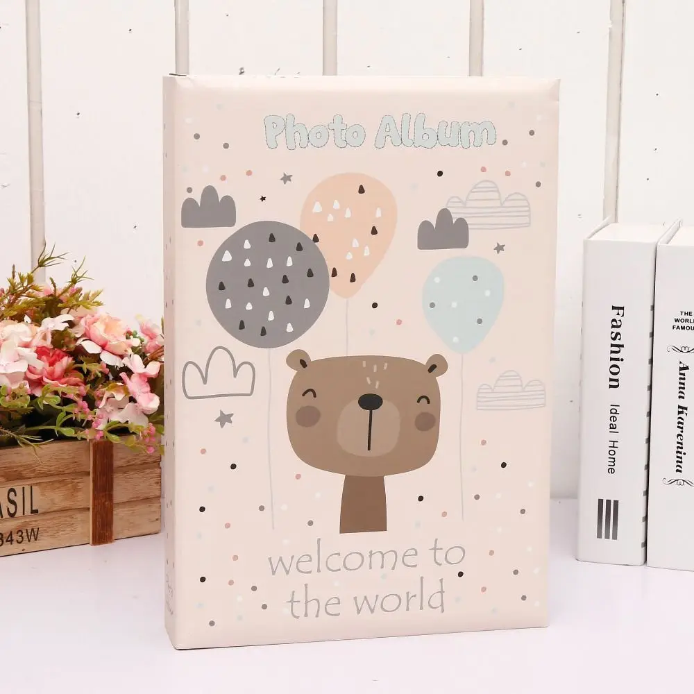 

Creative Photo Album cartoon 300 Pockets Picture Storage Album Large Capacity Personalized Family Memory Album Graduation
