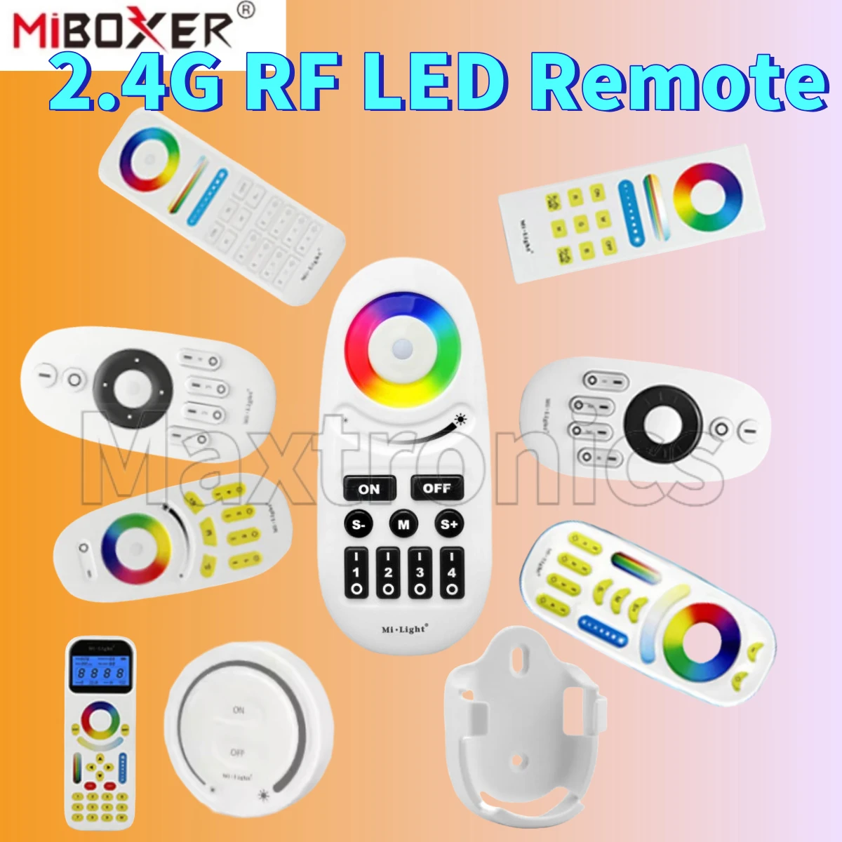 Miboxer MiLight 2.4G RF LED Remote FUT096 FUT095 FUT092 FUT089 FUT088 FUT007 FUT087 FUT099 FUT092 Wireless Dimmer Controller