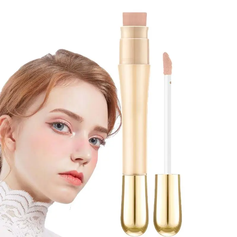 Corrector de doble punta para mujer y niña, 1 piezas, barra de contorno iluminadora, bolígrafo de sombra ligero, accesorios de maquillaje, resaltando